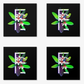 Magneto Monograma Floral E Neon De Evelinena - Illustration, HD Png Download, Transparent PNG