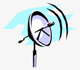 Vector Illustration Of Parabolic Reflector Antenna, HD Png Download, Transparent PNG