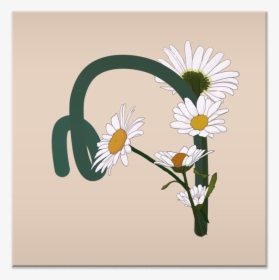 Azulejo Monograma Floral M De Evelinena - Typography, HD Png Download, Transparent PNG