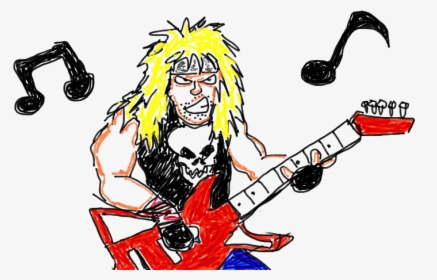 Heavy Metal Png Download Image - Heavy Metal Rocker Cartoon, Transparent Png, Transparent PNG