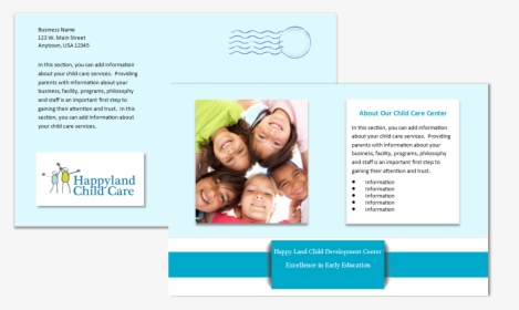 Child Care Business Cards, Child Care Folders, Child - Crianças Adotadas, HD Png Download, Transparent PNG