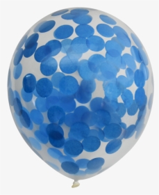 Transparent Blue Confetti Png - Blue Confetti Balloon Png, Png Download, Transparent PNG