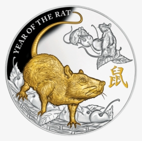 Ikniu42035 1 - Year Of The Rat 2020 Logo, HD Png Download, Transparent PNG