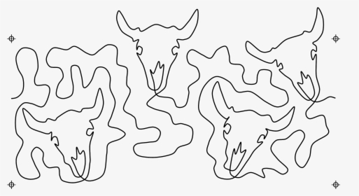 Head Clipart Water Buffalo - Line Art, HD Png Download, Transparent PNG
