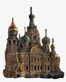 #russian #architecture #castle - Church Of The Savior On Blood, HD Png Download, Transparent PNG
