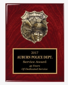 Police Rosewood Finish Plaque 11, HD Png Download, Transparent PNG