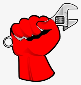Hand, Child, Wrench, Free, Day, Fist, Labor, Worker - Wrench Icon, HD Png Download, Transparent PNG