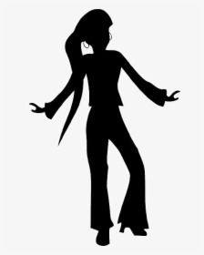 Girl, Woman, Dancing, Disco, Disotheque, Young, Youth - Clipart Disco Dancer, HD Png Download, Transparent PNG