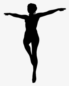 Dancing Lady - Dancing Woman Silhouette Png, Transparent Png, Transparent PNG
