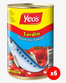 Yeo's Sardines In Tomato Sauce, HD Png Download, Transparent PNG