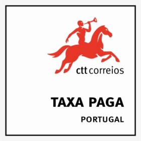 Ctt Taxa Paga Logo Vector - Ctt Correios De Portugal, S.a., HD Png Download, Transparent PNG