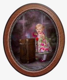 Lilly In An Oval Frame - Picture Frame, HD Png Download, Transparent PNG