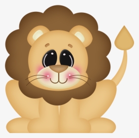 Lion Clipart Stuffed Animal - Tiernos Imagenes De Animales Animados, HD Png Download, Transparent PNG