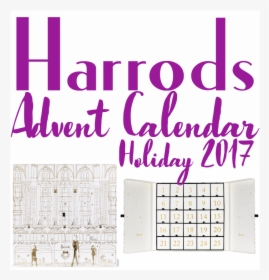 Full Contents And Spoilers Of The Harrods Beauty Advent - Paper, HD Png Download, Transparent PNG