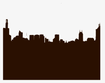 How To Set Use City Skyline Clipart , Png Download - City Landscape Silhouette, Transparent Png, Transparent PNG