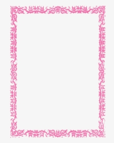 Pink Frame Png Transparent Picture - Black And White Border Png, Png Download, Transparent PNG