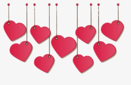 #hanging #hearts #red #heart#love #daddybrad80 #daddybrad - Valentine Png, Transparent Png, Transparent PNG