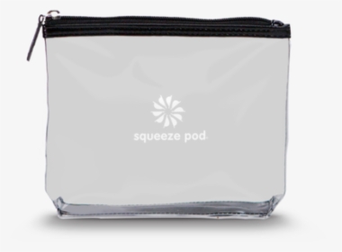 Squeeze Pod Tsa Approved Black Clear Travel Bag - Wristlet, HD Png Download, Transparent PNG
