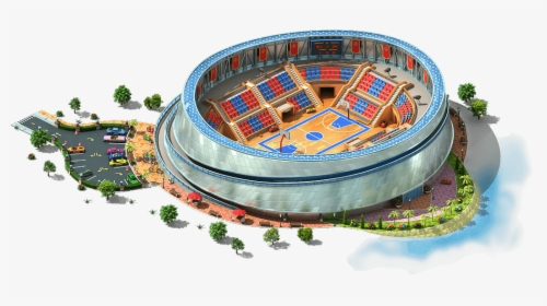 Megapolis Wiki - Scale Model Basketball Stadium, HD Png Download, Transparent PNG