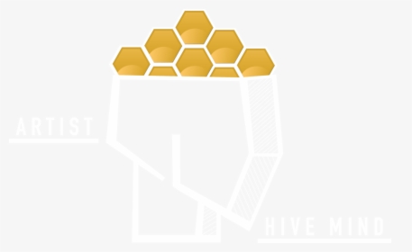Hive Mind Logo White - Honeycomb, HD Png Download, Transparent PNG
