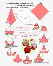 Origami Papai Noel Tutorial, HD Png Download, Transparent PNG