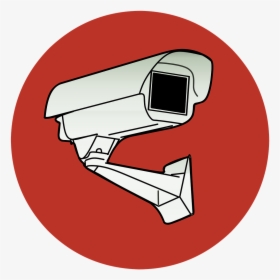 Red Security Camera Clipart, HD Png Download, Transparent PNG