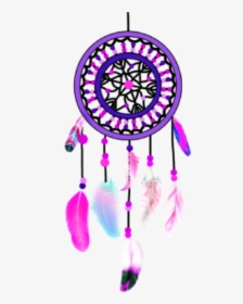 #purple #feather #feathers #dream #dreams #dreamcatcher - Namaste Imagem Bom Dia, HD Png Download, Transparent PNG