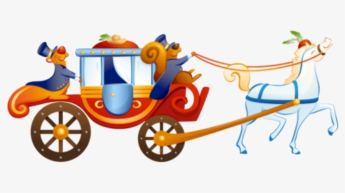 Pumpkin Carriage Clipart Clip Black And White Stock, HD Png Download, Transparent PNG