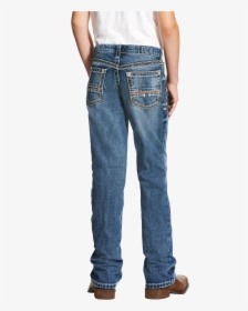 Ariat Boy S B4 Coltrane Boot Cut Jean - Ariat Jeans On Cowboys, HD Png Download, Transparent PNG