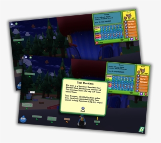An In-game Popup In Toontown Describing What A Toon - Flat Panel Display, HD Png Download, Transparent PNG