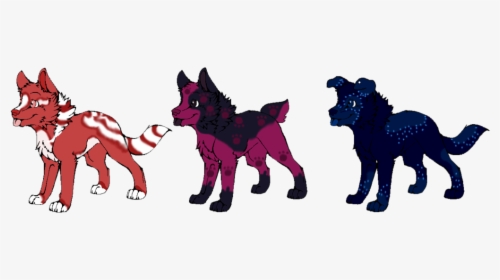 Wolf Pup Adoptables By Galaxy-bear - Cartoon, HD Png Download, Transparent PNG