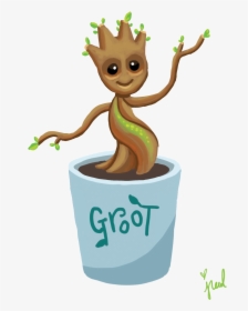 Baby Groot Transparent Background - Baby Groot Image Png, Png Download, Transparent PNG