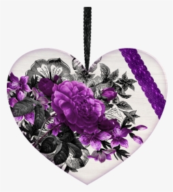 Vintage Purple Flowers Background, HD Png Download, Transparent PNG