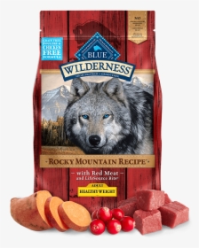 Blue Wilderness Rocky Mountain Recipe Adult Healthy - Blue Buffalo Red Meat Healthy Weight, HD Png Download, Transparent PNG