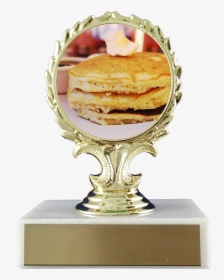 Pancake Trophy On Marble Base Trophy Schoppy S Since - Pancake Trophy, HD Png Download, Transparent PNG