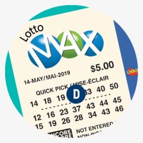 A Lotto Max Ticket - Lotto Max, HD Png Download, Transparent PNG