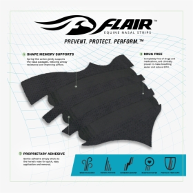 Flair® Equine Nasal Strips , Png Download - Flyer, Transparent Png, Transparent PNG