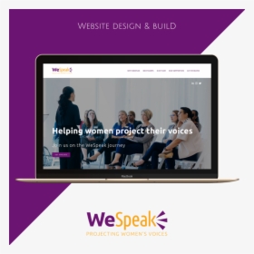 Wespeak Bermuda Laptop Squarespace Website Design - Online Advertising, HD Png Download, Transparent PNG