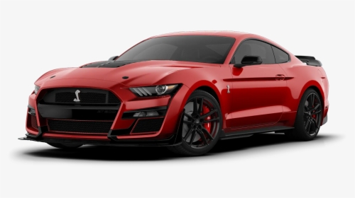 2020 Ford Mustang Shelby Gt500 Rapid Red - 2020 Ford Mustang Shelby Gt500 Black, HD Png Download, Transparent PNG