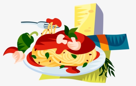 Png Free Library Italian Cuisine Spaghetti Image Illustration - Dibujo De La Piramide Nutricional, Transparent Png, Transparent PNG