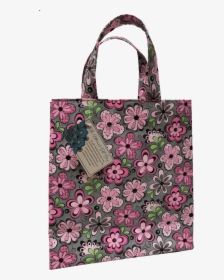 Pink Flower Gift Bag - Tote Bag, HD Png Download, Transparent PNG