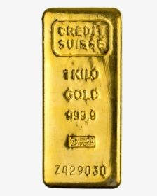 1kg Credit Suisse Gold Bar, HD Png Download, Transparent PNG