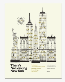 New York City Forest Hills Posterseptember 29, 2018 - National There's No Leaving New York Poster, HD Png Download, Transparent PNG