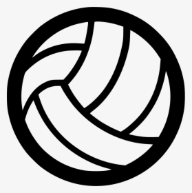 Volleyball - White Volleyball Icon Transparent, HD Png Download, Transparent PNG