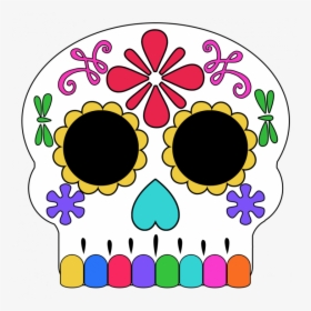 Day Of The Dead Mask Easy, HD Png Download, Transparent PNG