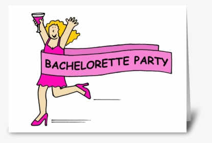 Bachelorette Party Invitation - Girls Night Out Cartoon, HD Png Download, Transparent PNG