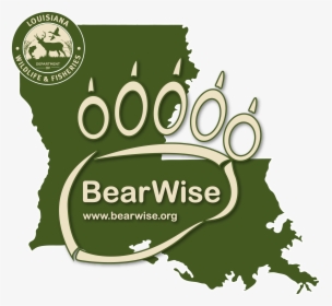 Louisiana Bear Wise Logo - Graphic Design, HD Png Download, Transparent PNG