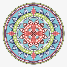 Mandala Color Patterns Png, Transparent Png, Transparent PNG