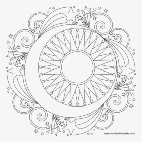 Mandala Coloring Page Png, Transparent Png, Transparent PNG