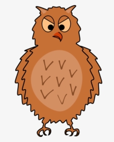 Owl,beak,wildlife - Clip Art, HD Png Download, Transparent PNG